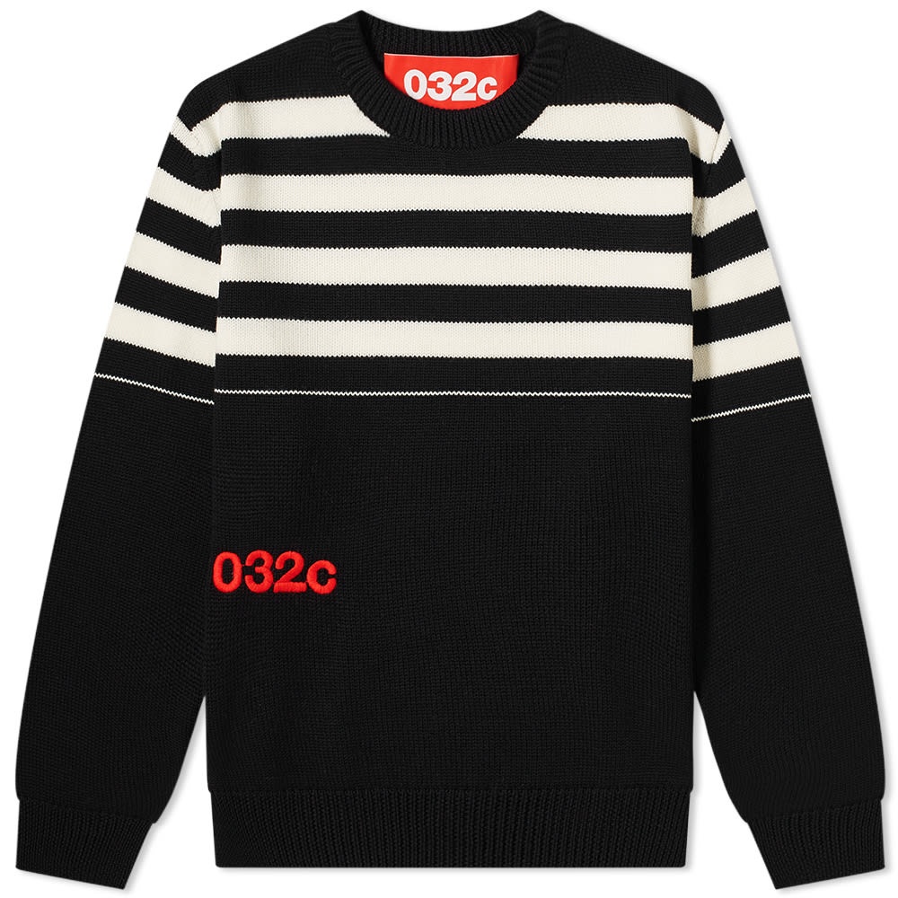 032c Striped Crew Knit - 1