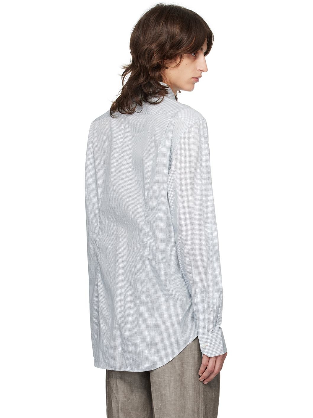 Blue Tailored Shirt - 3