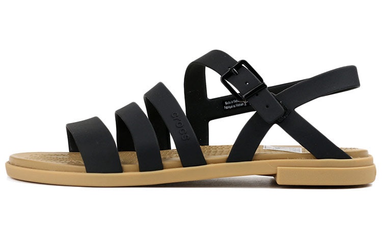 (WMNS) Crocs Tulum Sandals 'Black' 206107-00W - 2