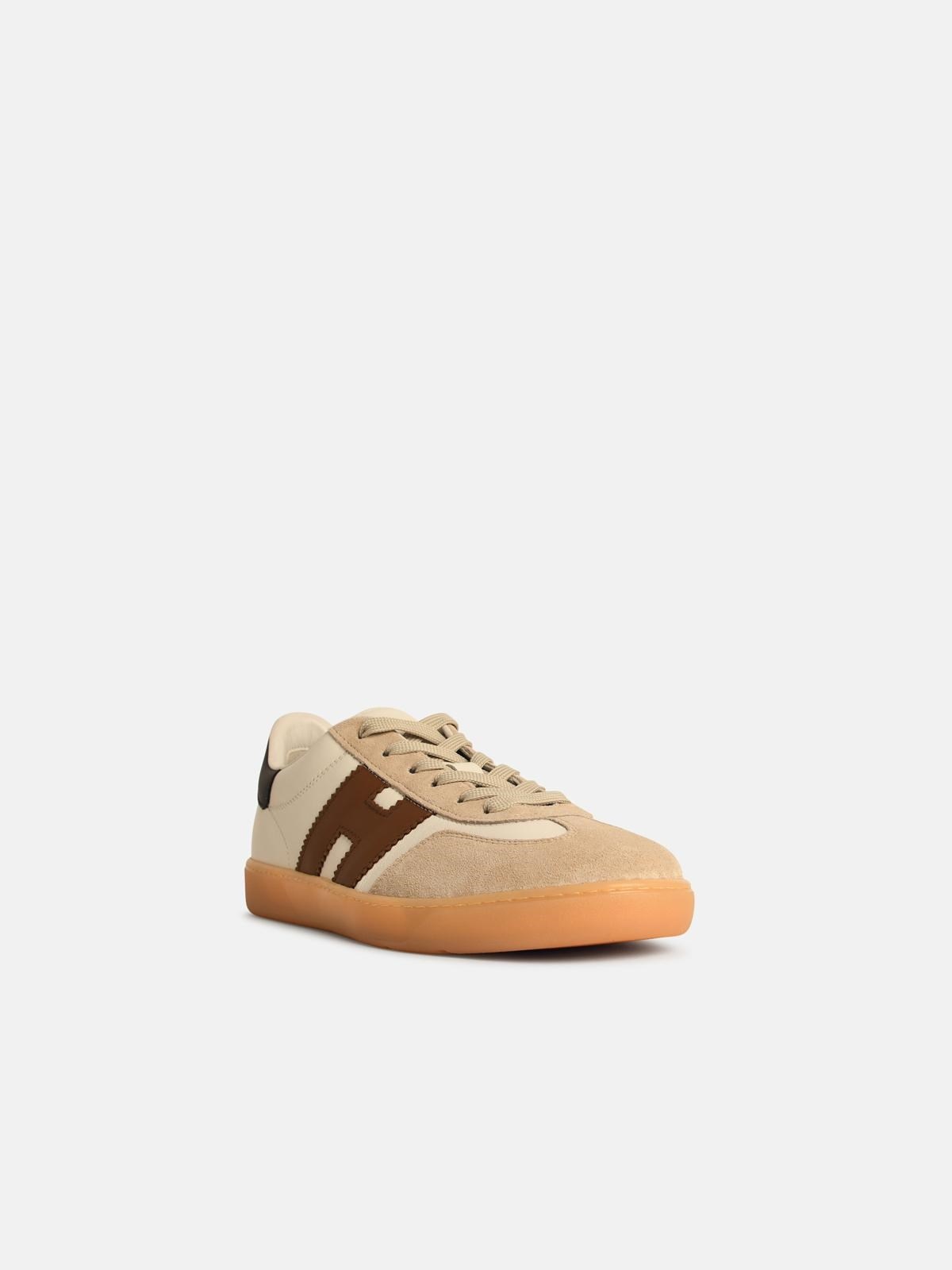 'COOL' WHITE LEATHER SNEAKERS - 2