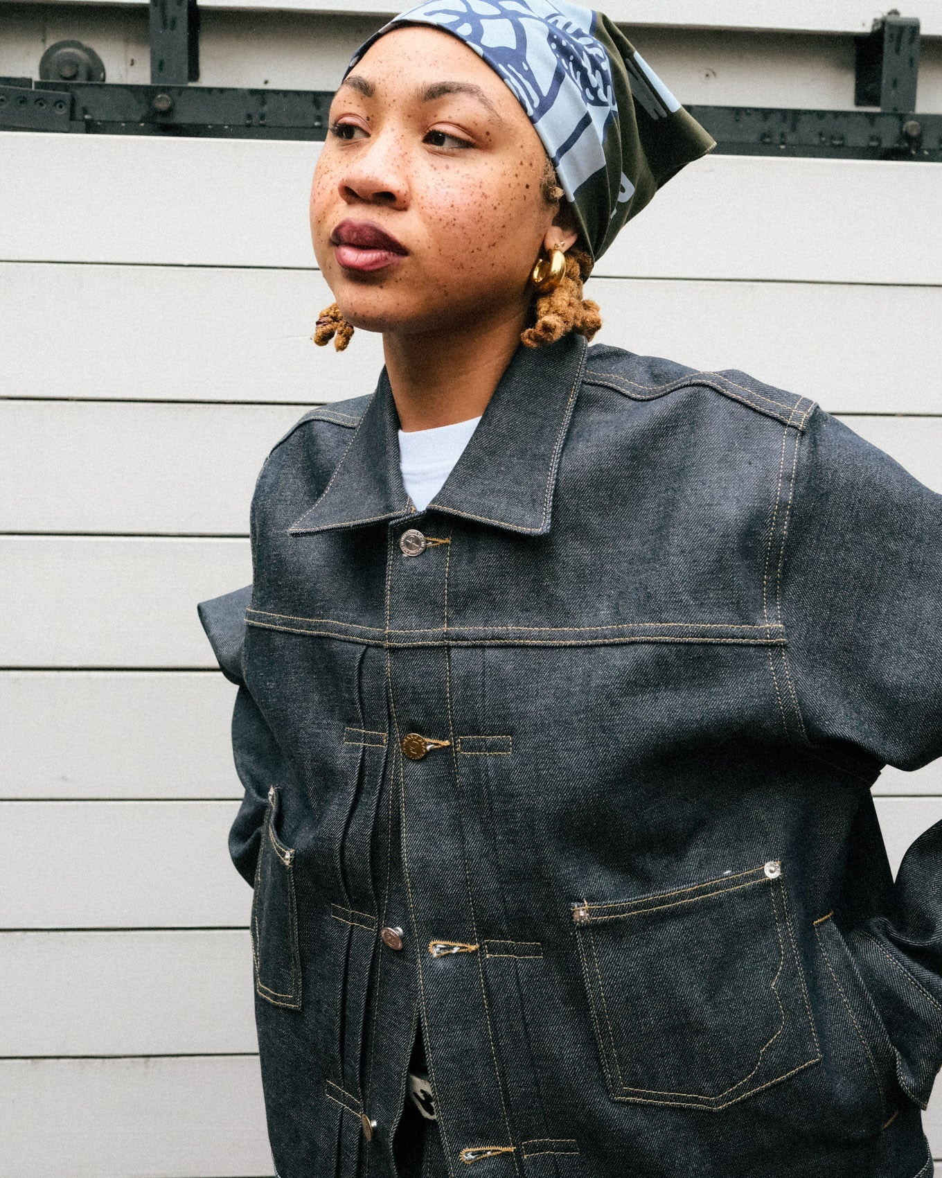 Brain Dead x A.P.C. Selvedge Trucker Jacket - Indigo - 6