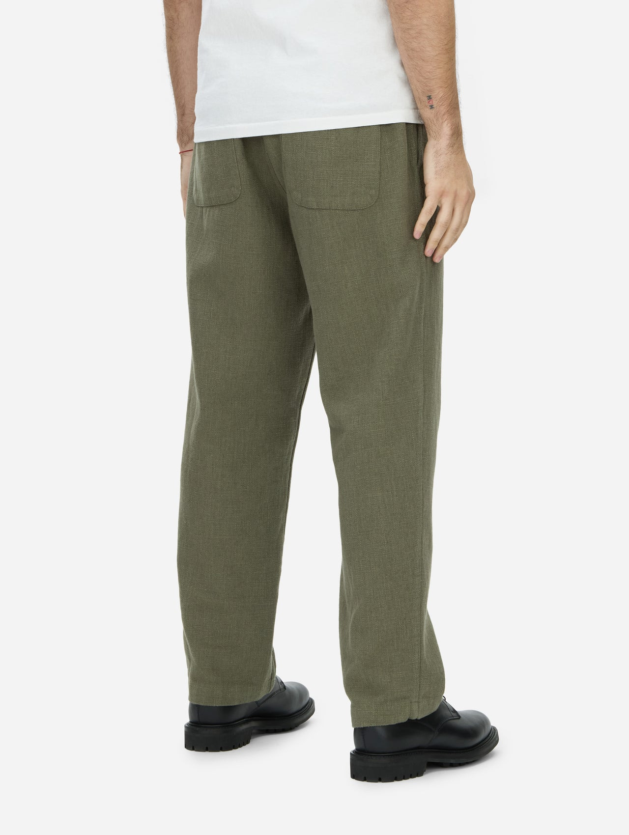 Easy Pant - Olive Cotton/Linen - 5