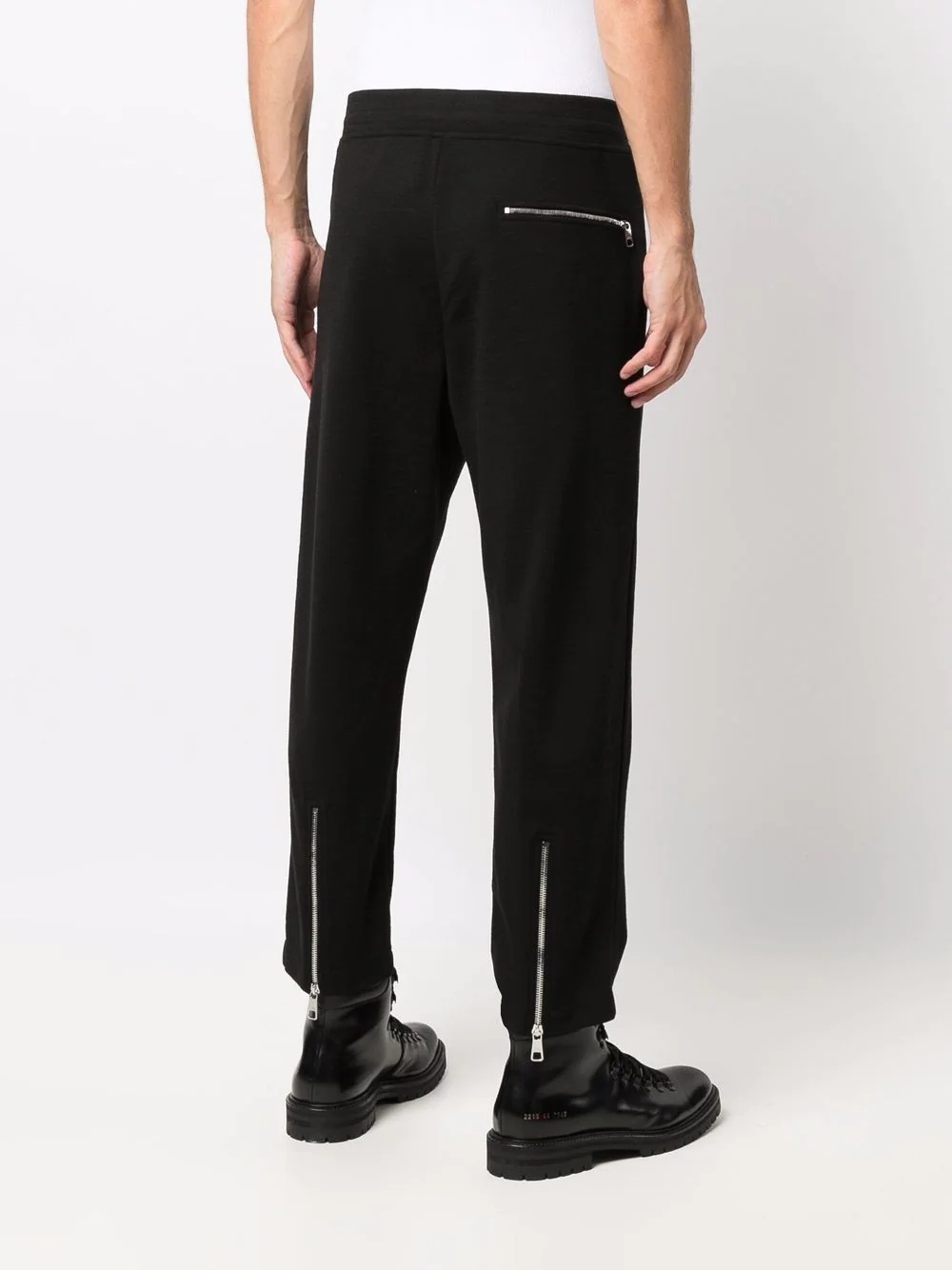 raised seam track trousers - 4