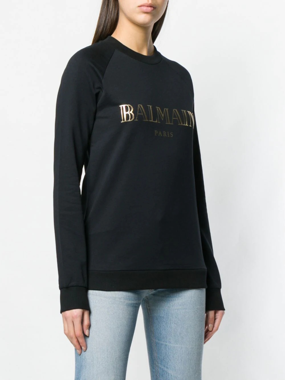 logo print sweatshirt - 3