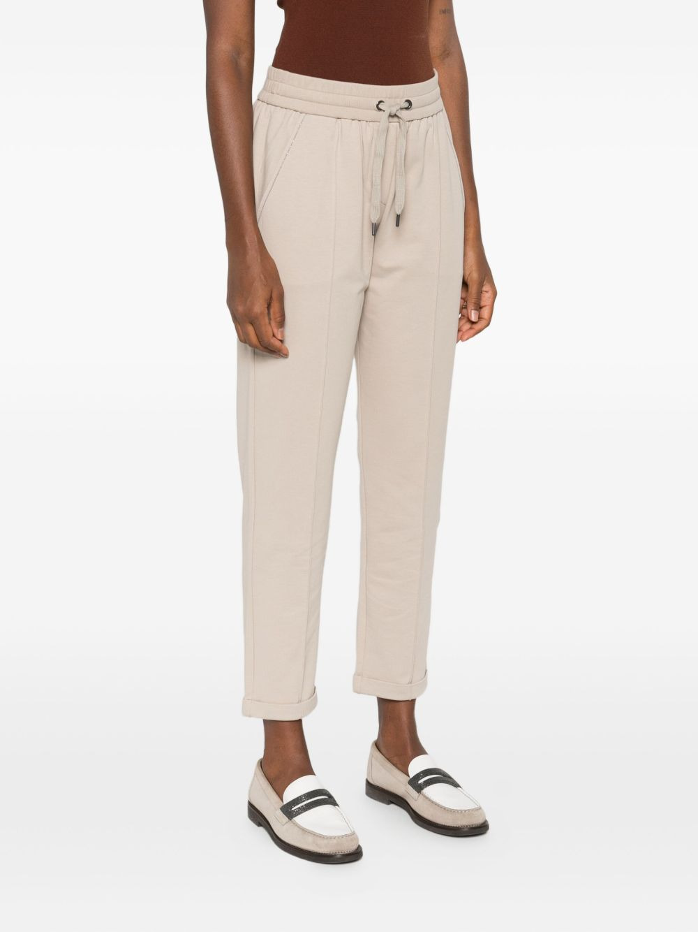 cuffed track pants - 3