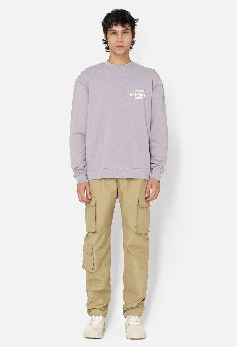 John Elliott NEPAL OVERSIZED CREWNECK PULLOVER outlook