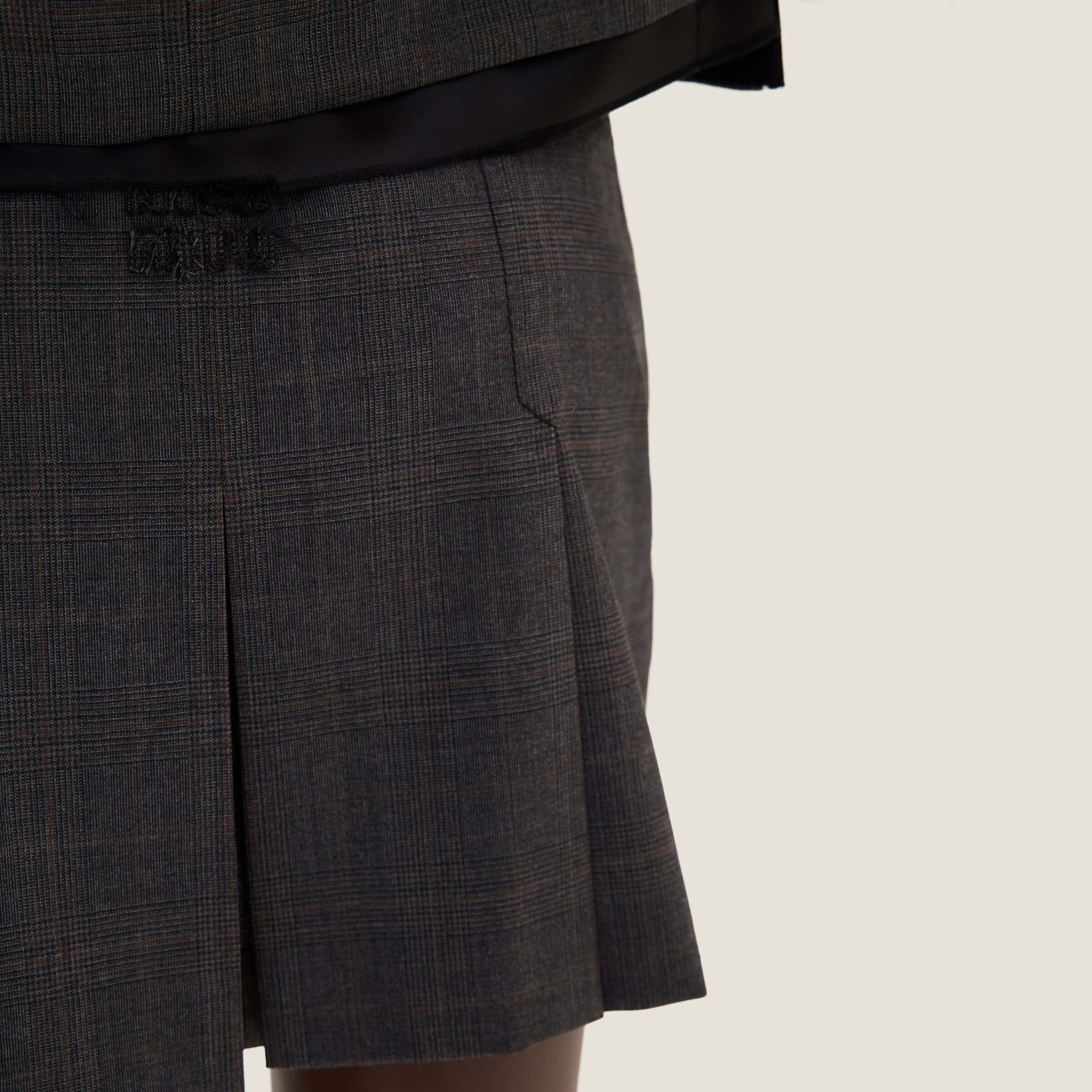 Prince of Wales check miniskirt - 5
