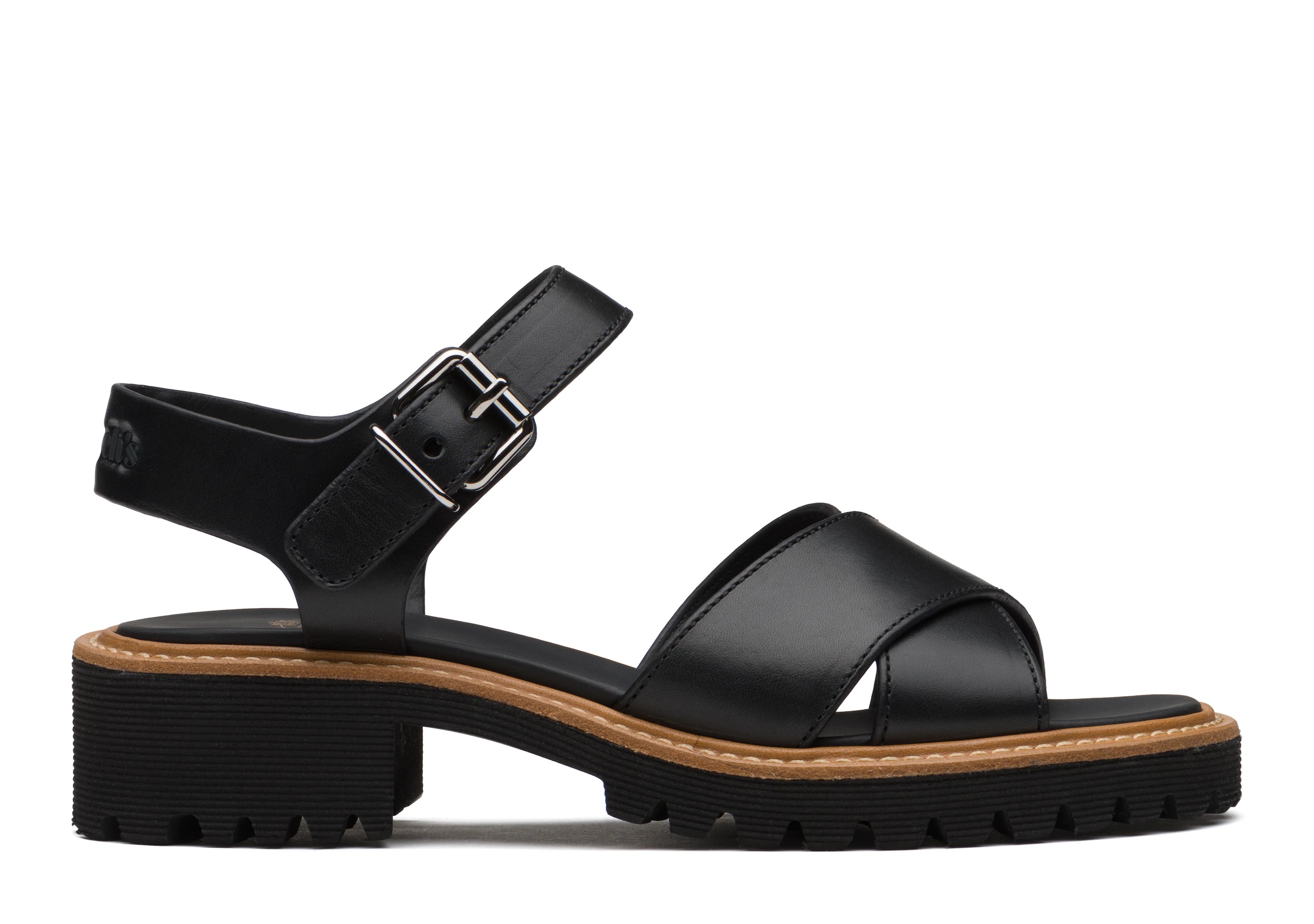 Gaia
Monteria Calf Lightweight Sandal Black - 1