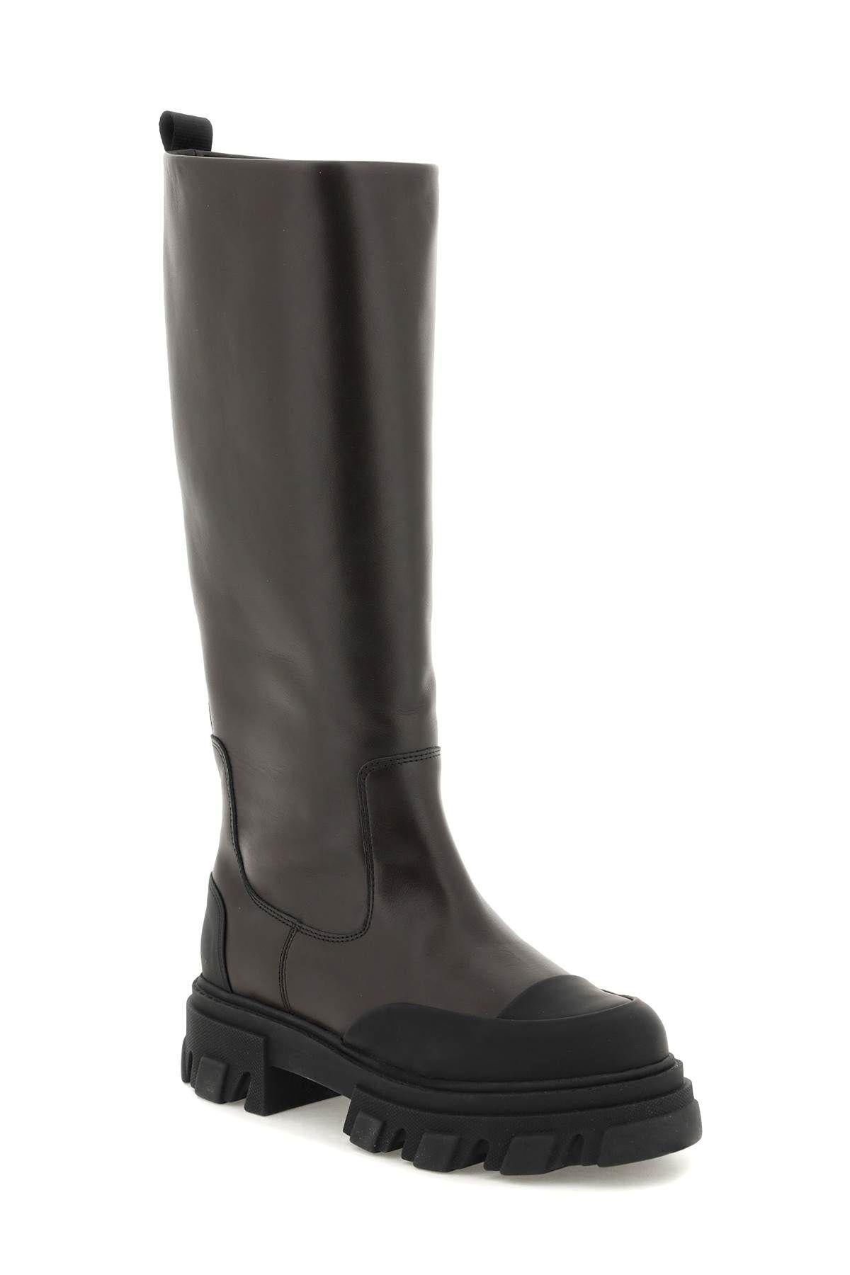 TUBULAR LEATHER BOOTS - 3