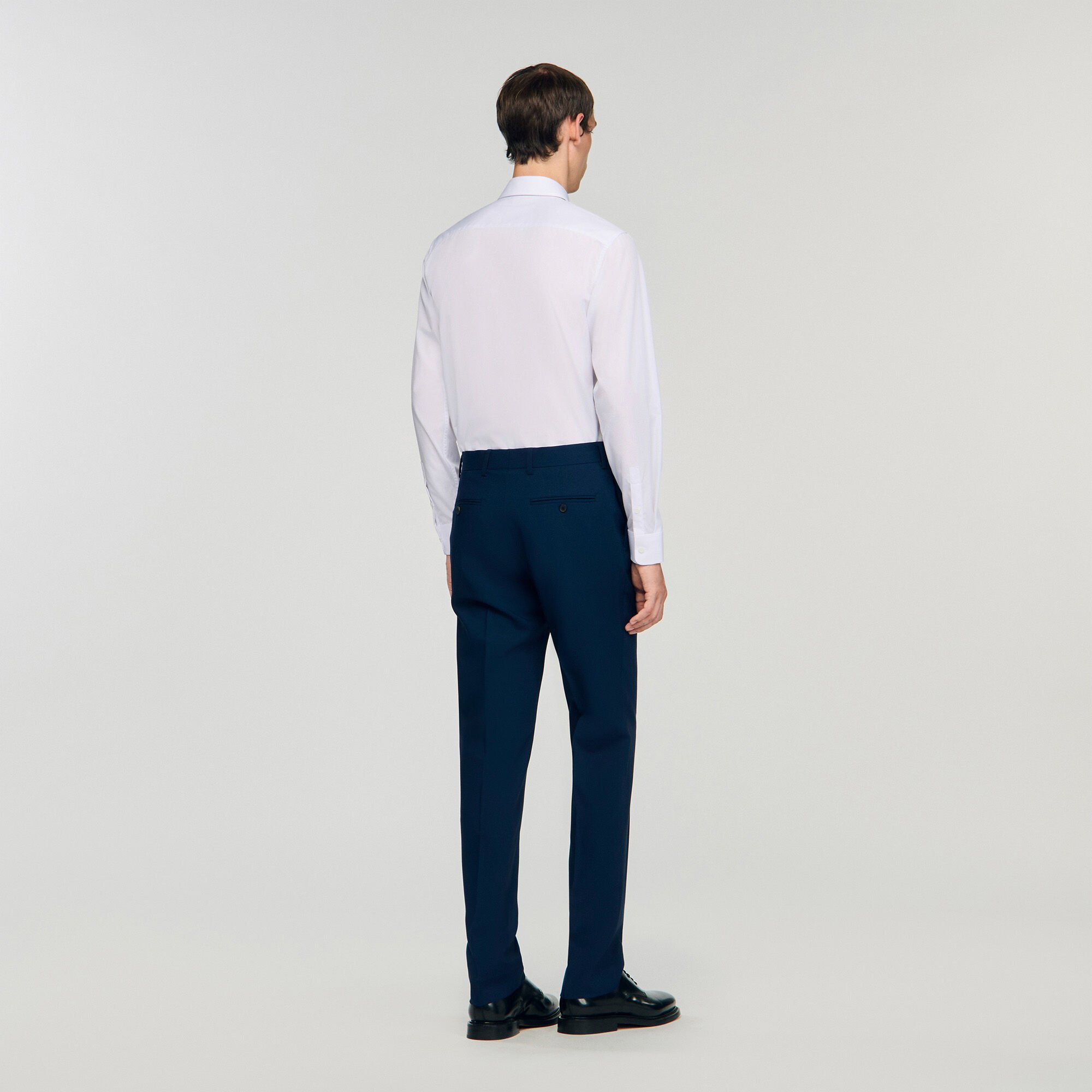 WOOL SUIT TROUSERS - 5