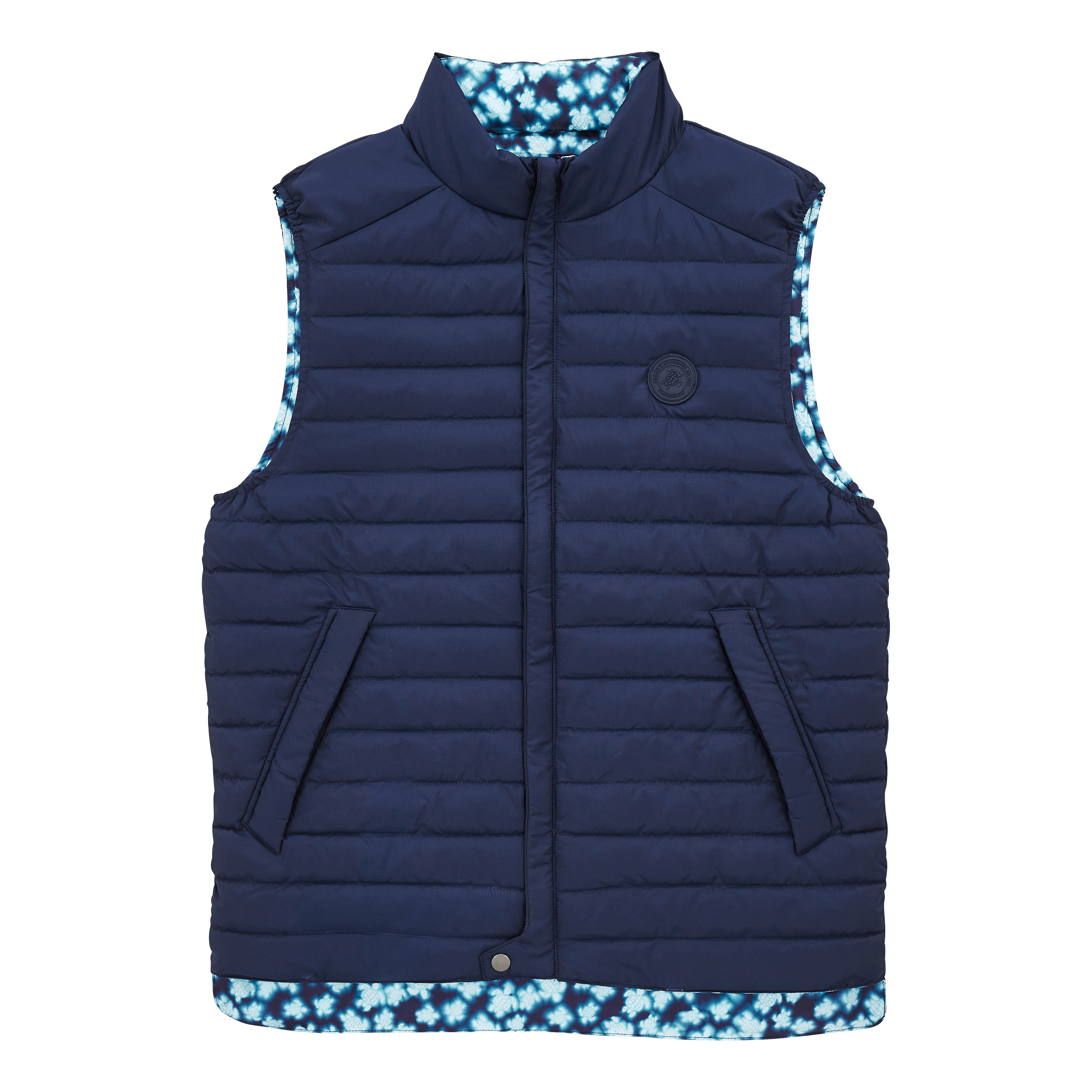 Unisex Reversible Sleeveless Jacket Blurred Turtles - 2