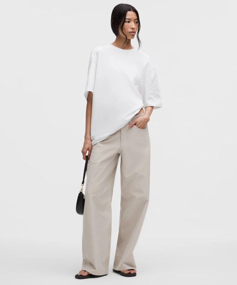 EasyFive Low-Rise Classic Wide-Leg Pant *Short 1