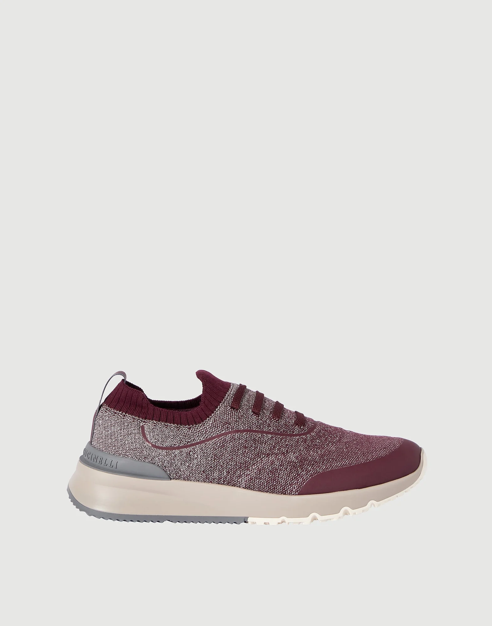 Techno cotton knit runners with heat-bonded details - 1