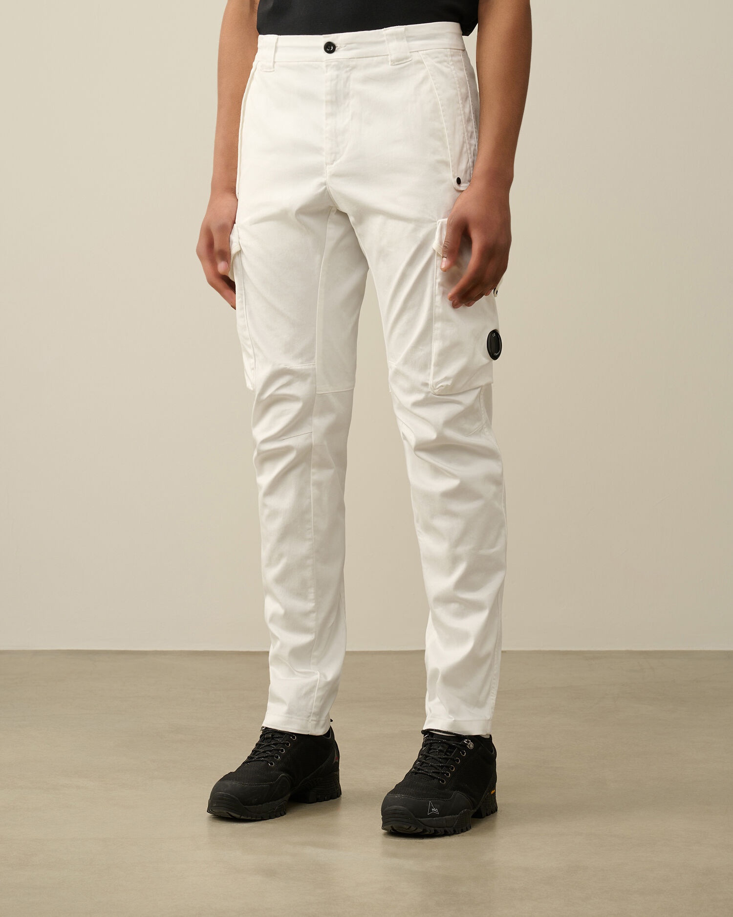 パンツ CP.COMPANY 50FILI STRETCH UTILITY PANTS CP COMPANY Twill Stretch Utility Pants Navy - Clothing from