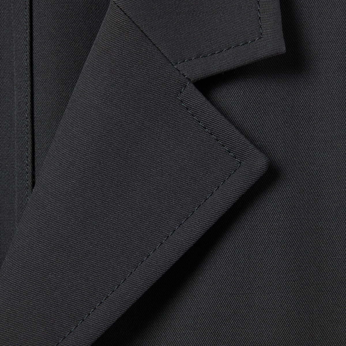 Embossed wool gabardine jacket - 6