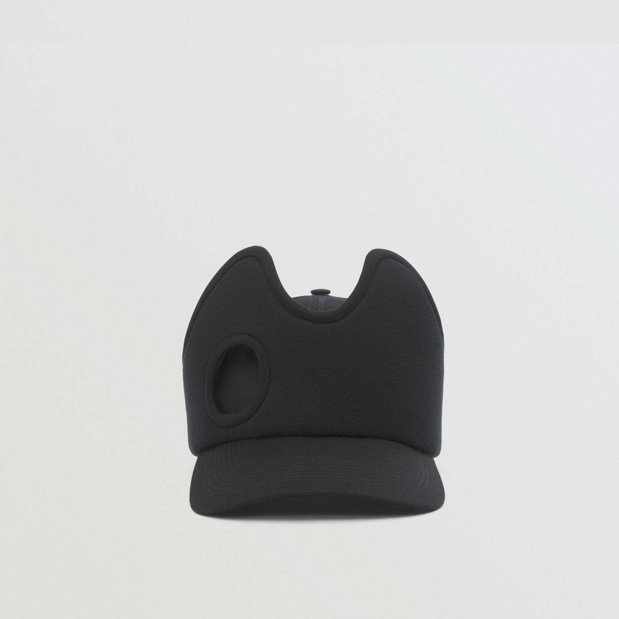 Cut-out Detail Cotton Gabardine Baseball Cap - 1