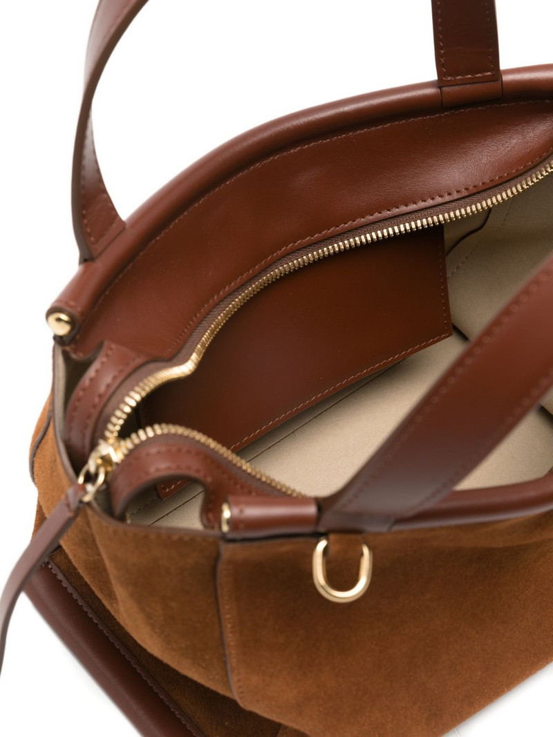 Ida suede tote bag 5