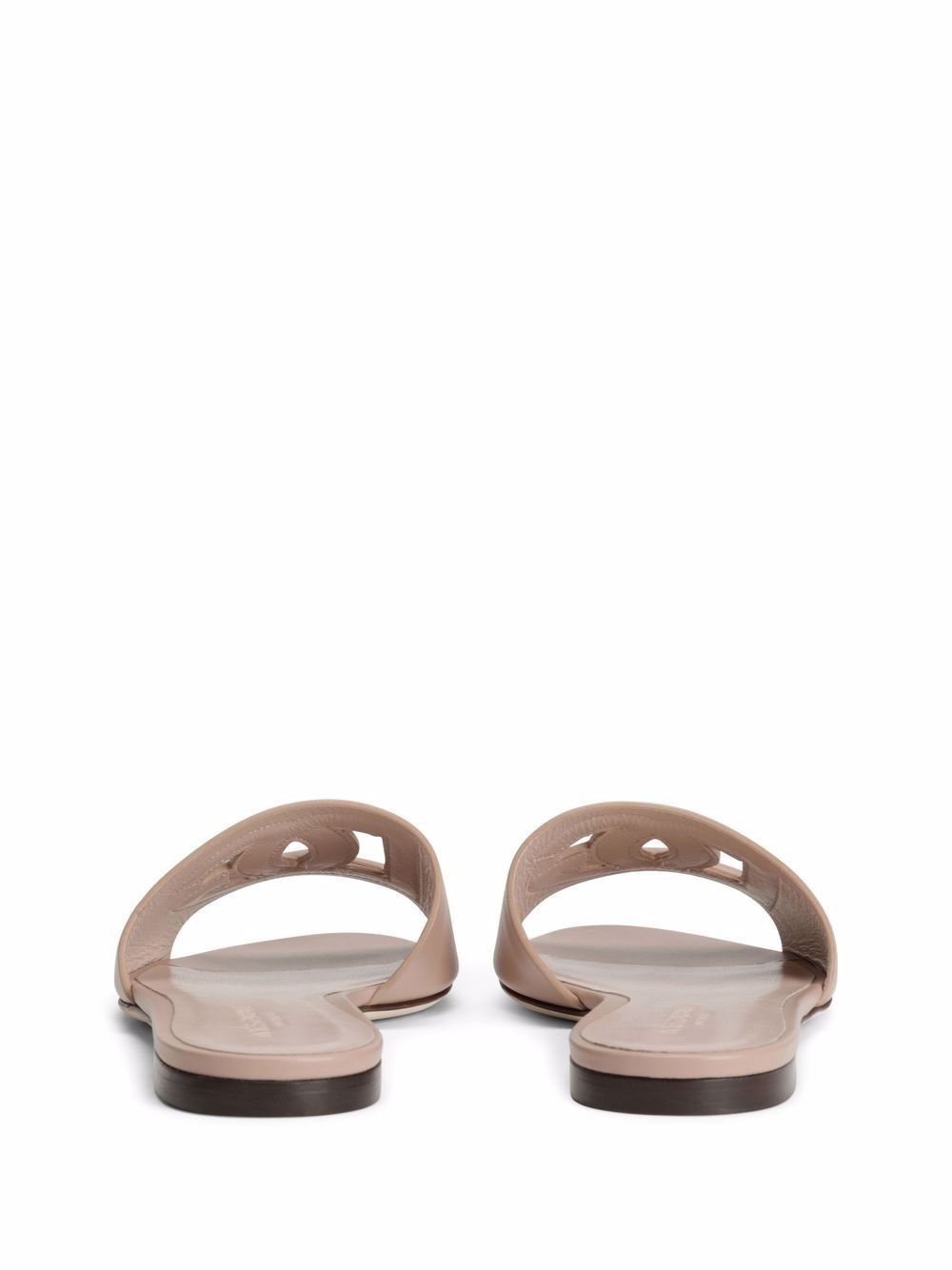 DG Logo leather flat sandals - 2