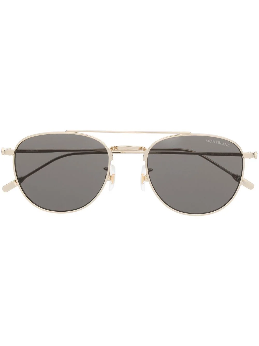 pilot-frame bridge sunglasses - 1