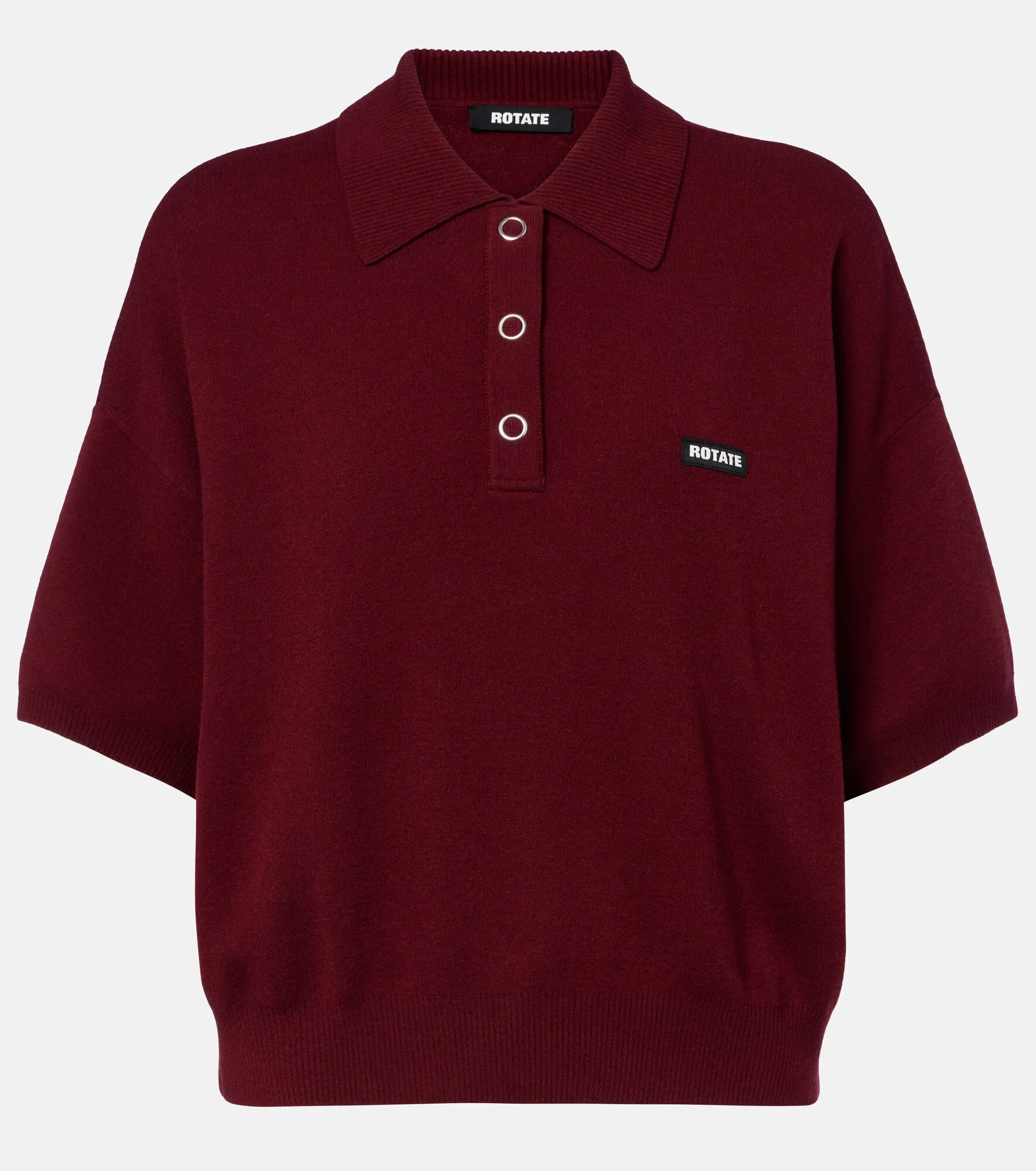 Knitted polo shirt - 1