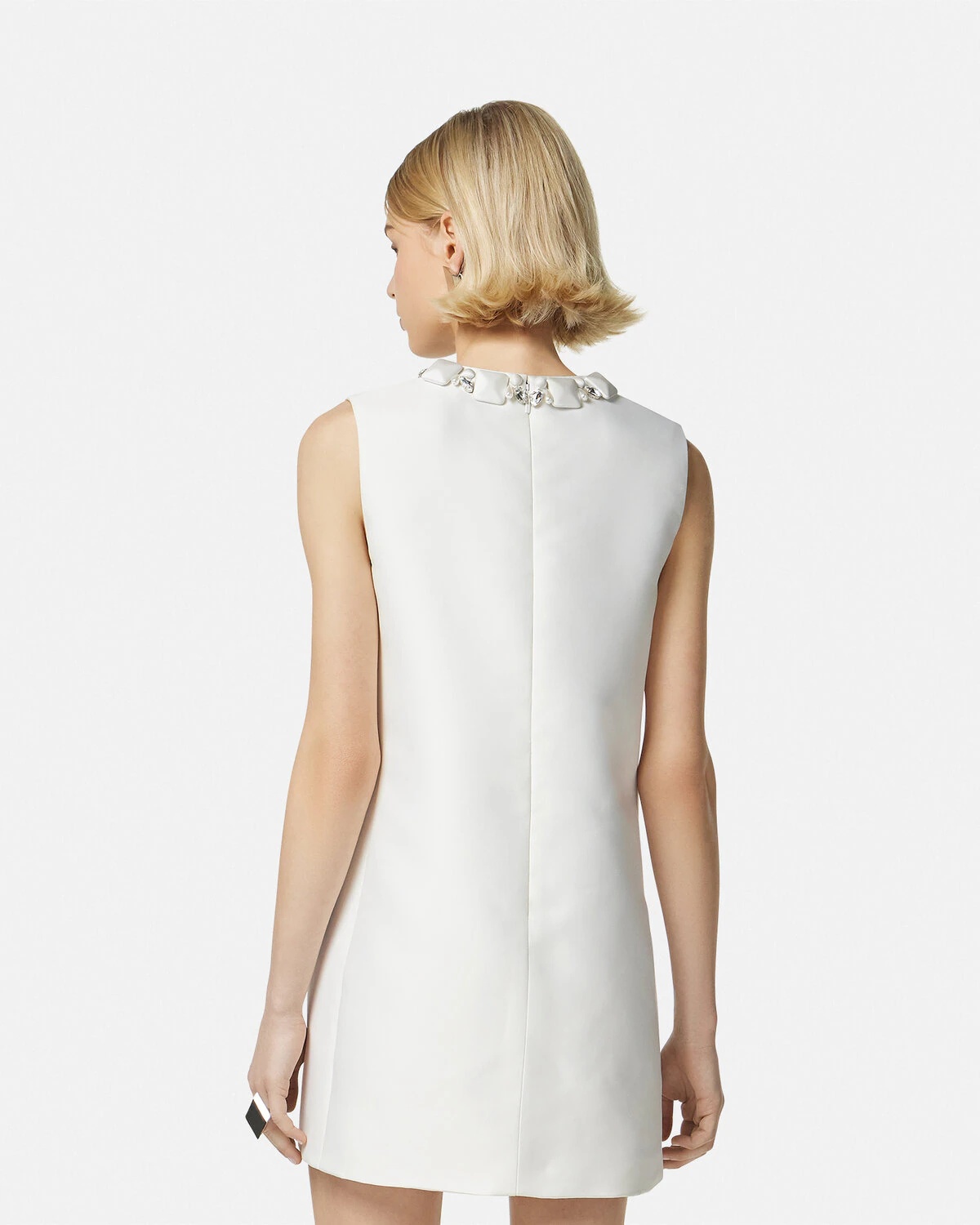 ワンピース VERSACE MINI DUCHESSE DRESS WITH CRYSTALS VERSACE - MINI DUCHESSE DRESS WITH CRYSTALS - Eleonora Bonucci
