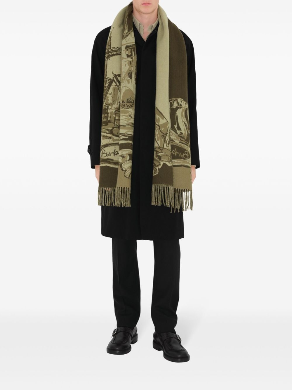 Tower Bridge cashmere scarf - 6
