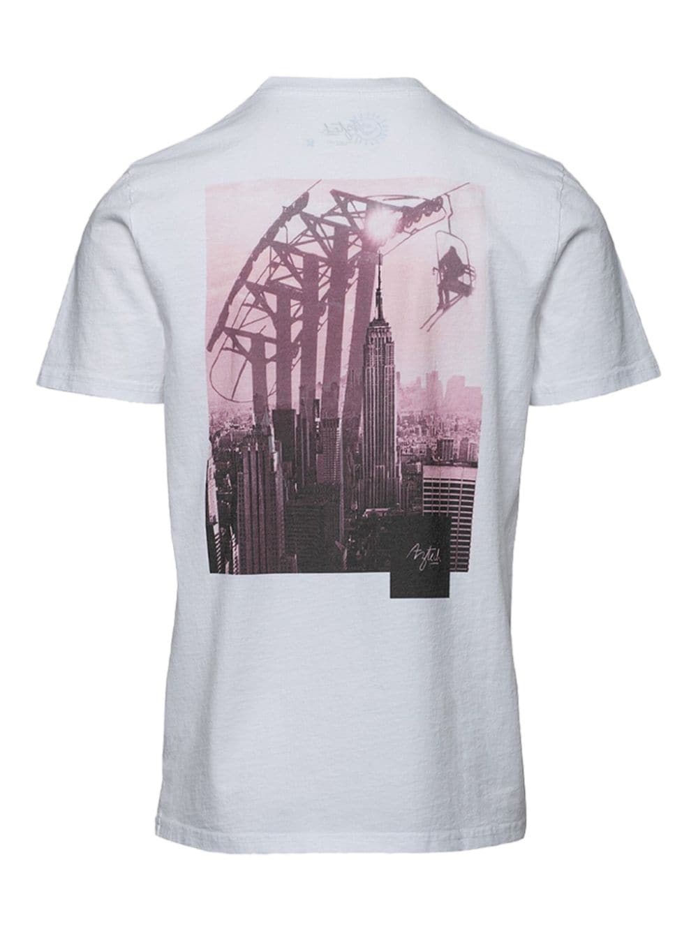 Horizon graphic-print cotton T-shirt - 4