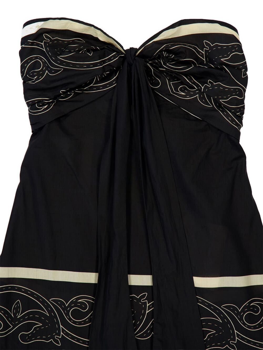 Orilla Del Mar halter-neck tiered maxi dress - 5