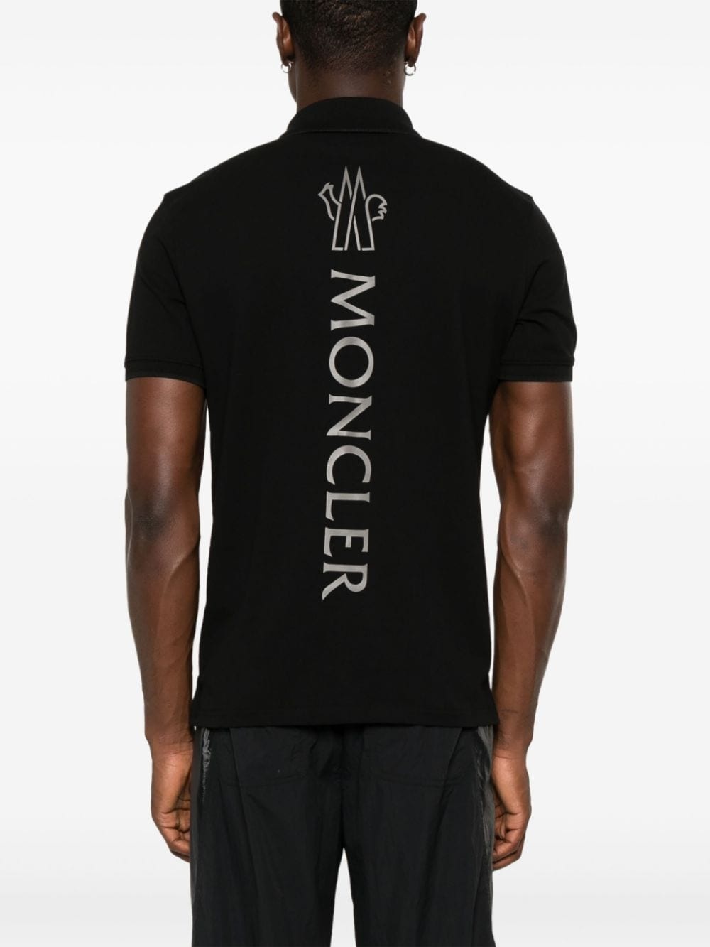 rubberised-logo polo shirt - 2