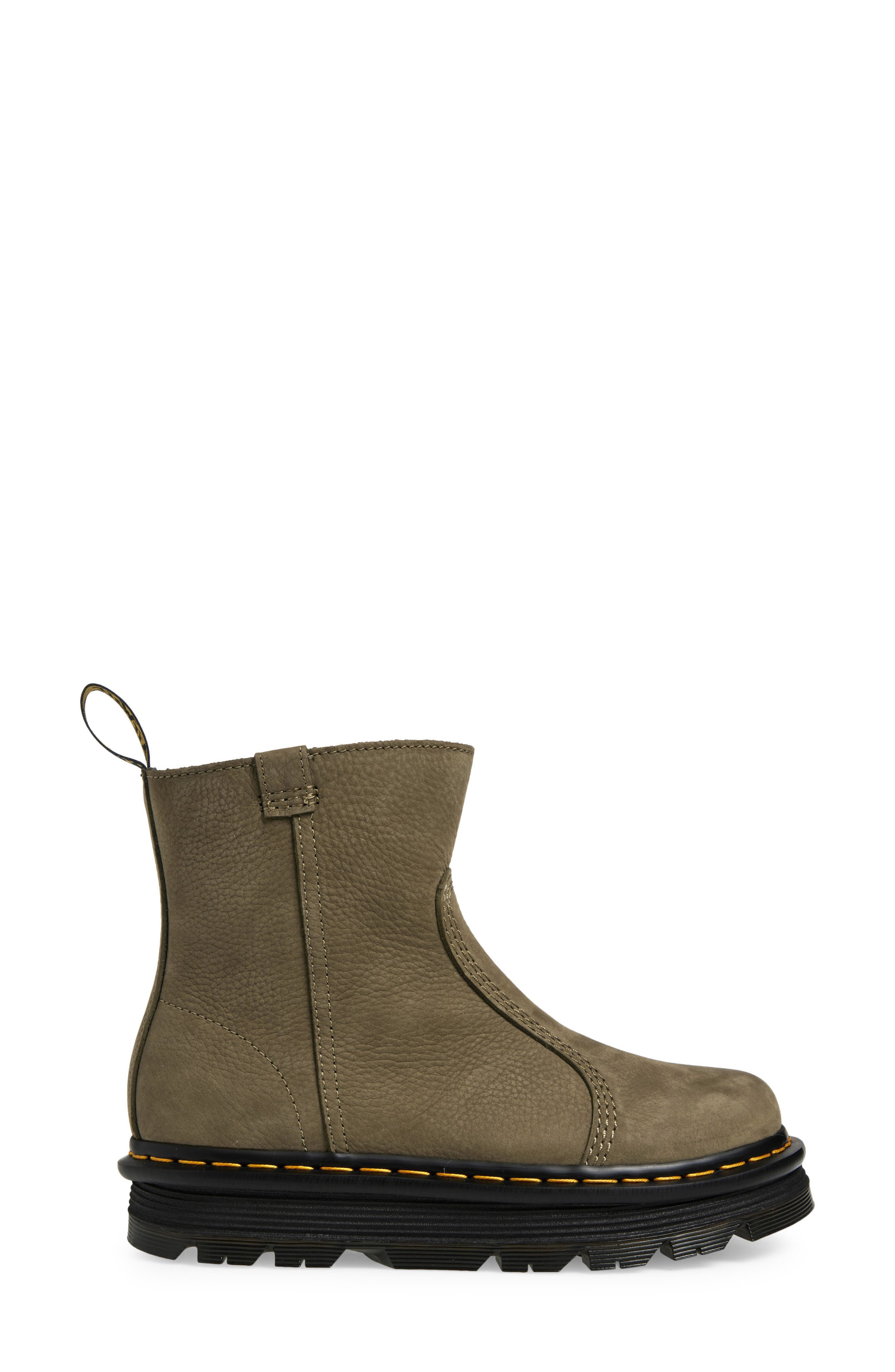 Dr. Martens Zebzag Rigger Boot in Dms Olive at Nordstrom - 3