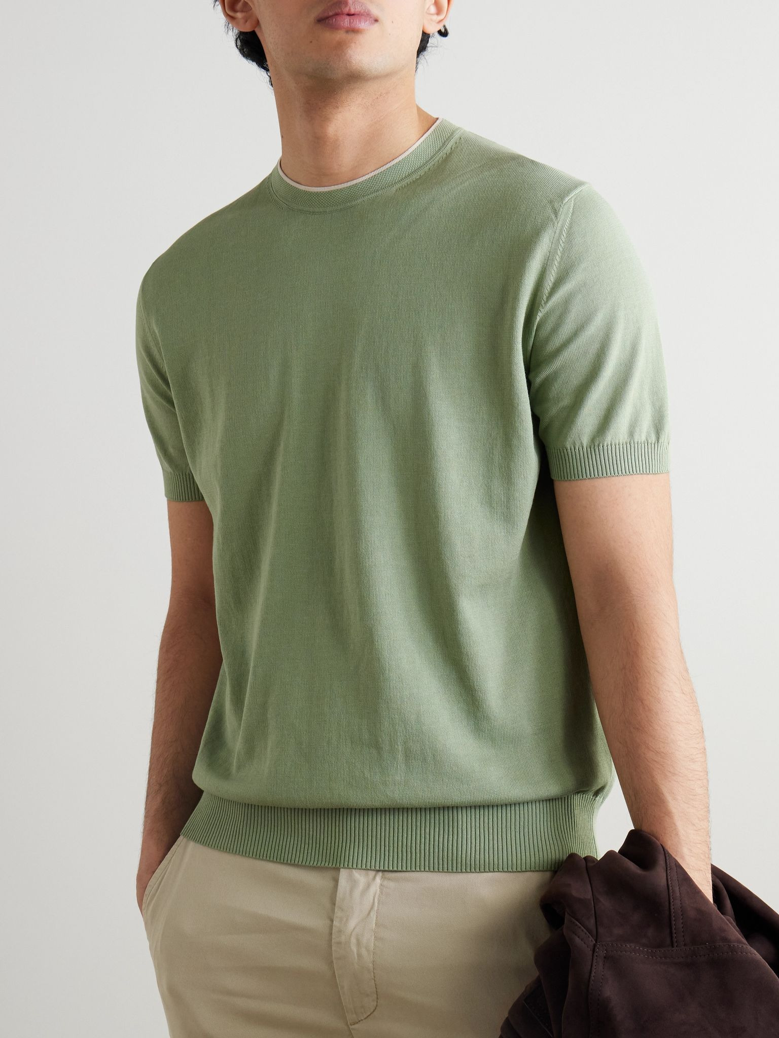 Cotton T-Shirt Green - 3
