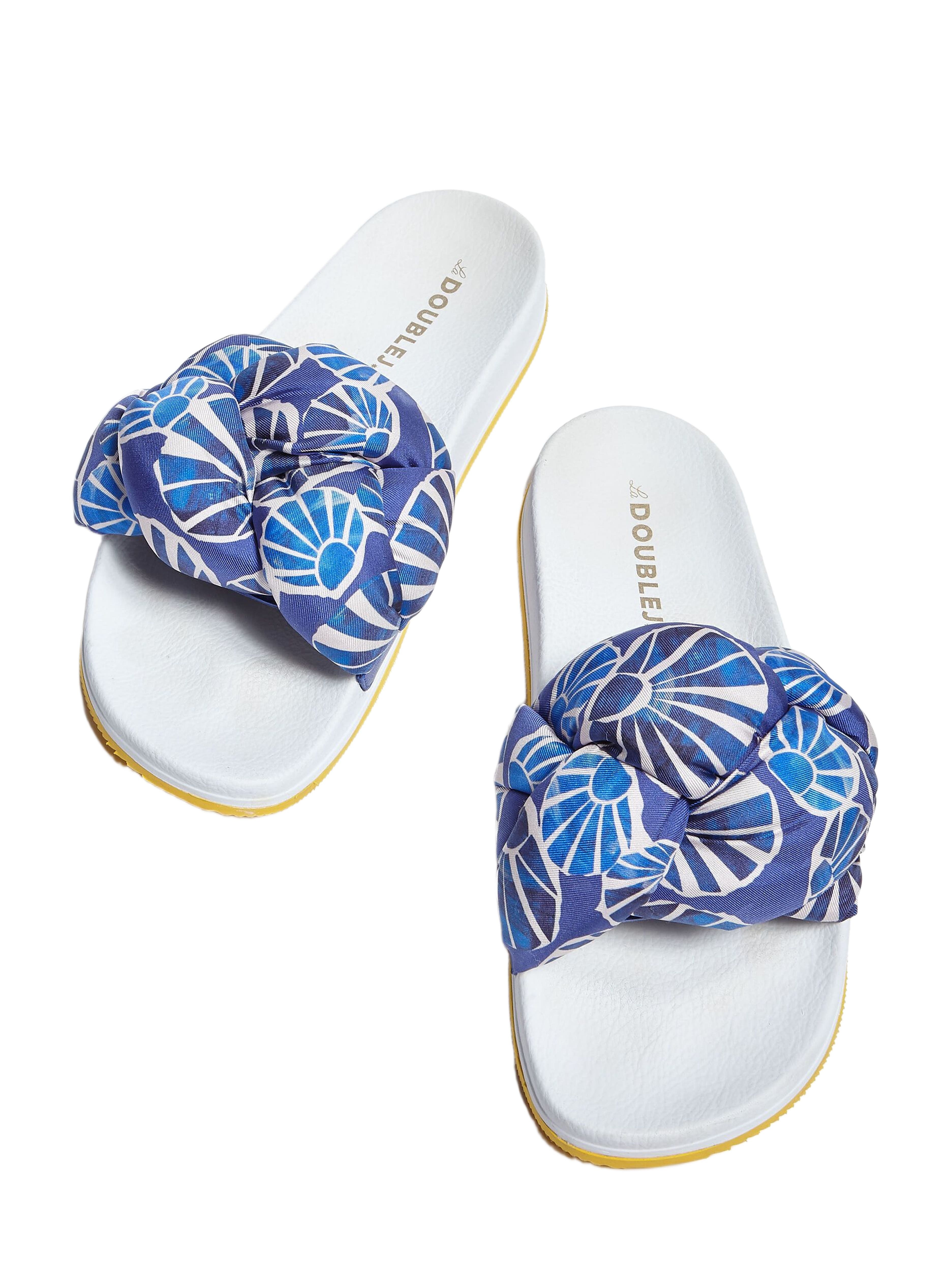 La DoubleJ Treccia Slides Conchiglie Acquamarin at Nordstrom - 2