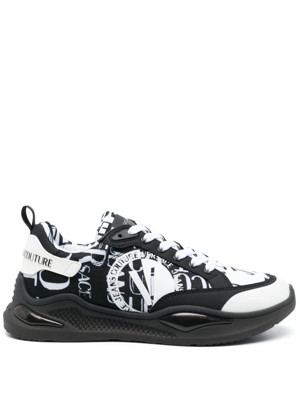 logo-print low-top sneakers - 1