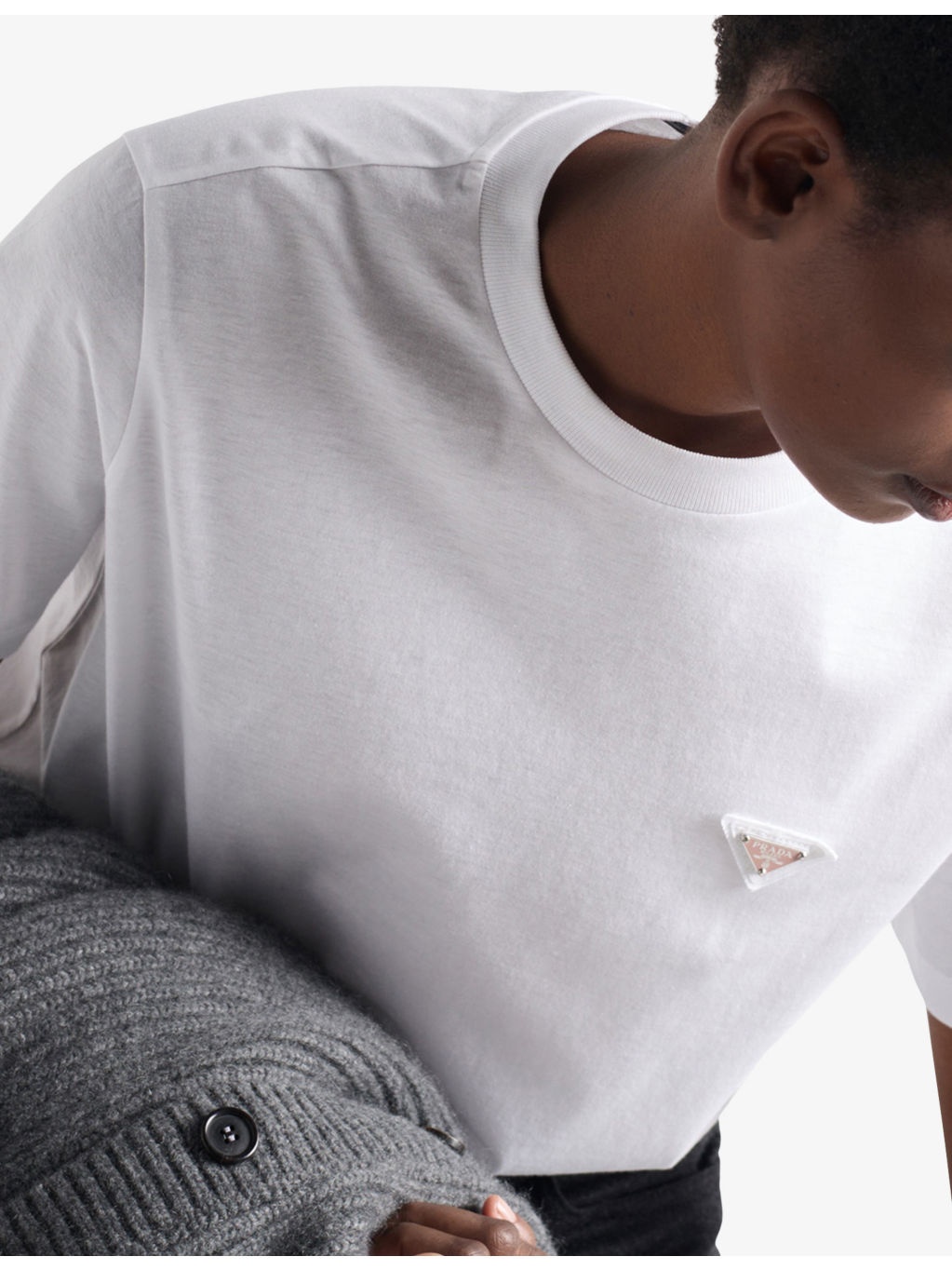 Brand-Plaque Short-Sleeved Cotton-Jersey T-Shirt - 4