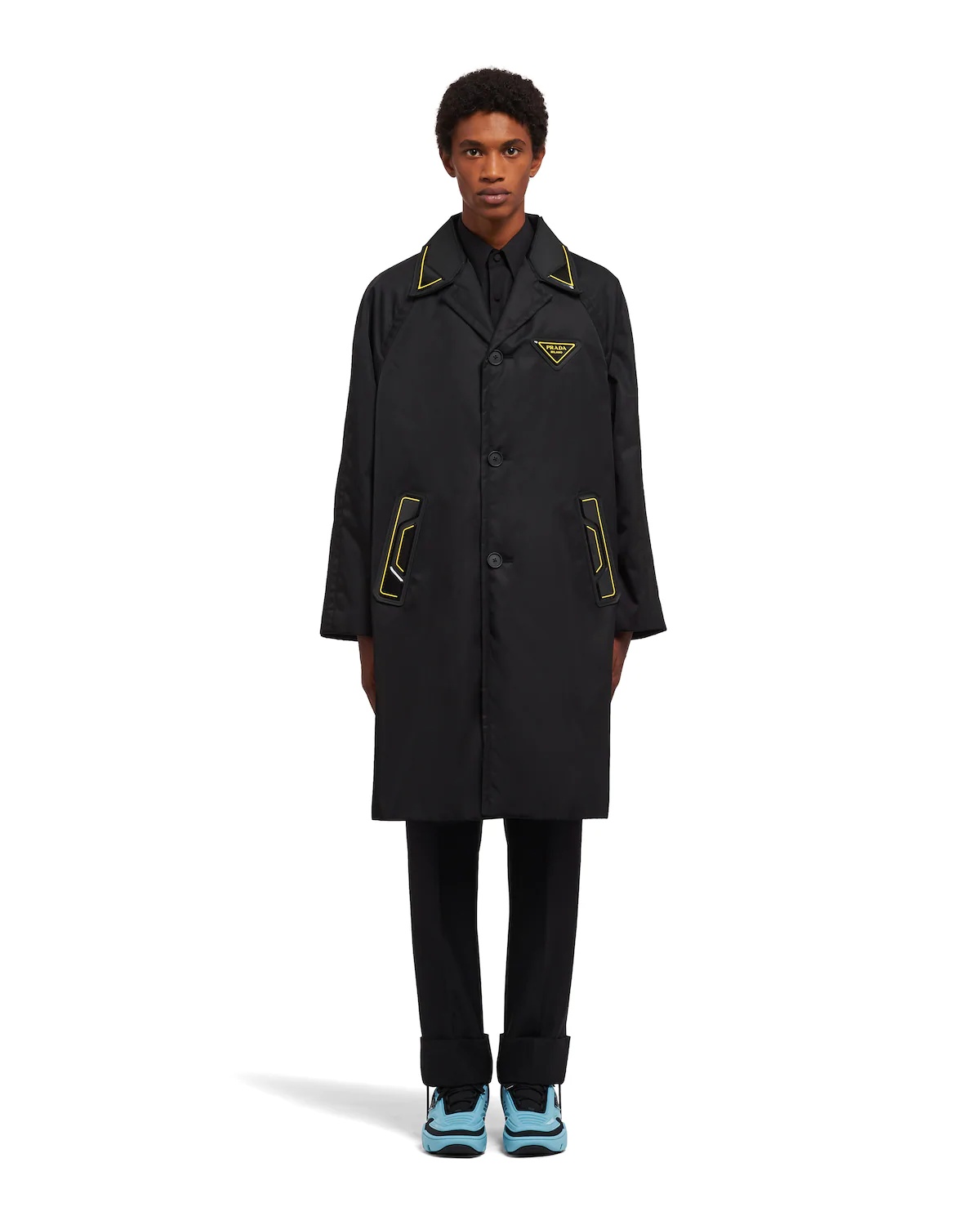 Re-Nylon gabardine padded coat - 2