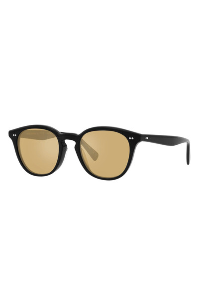 Oliver Peoples Desmon Sun 48mm Polarized Round Sunglasses outlook