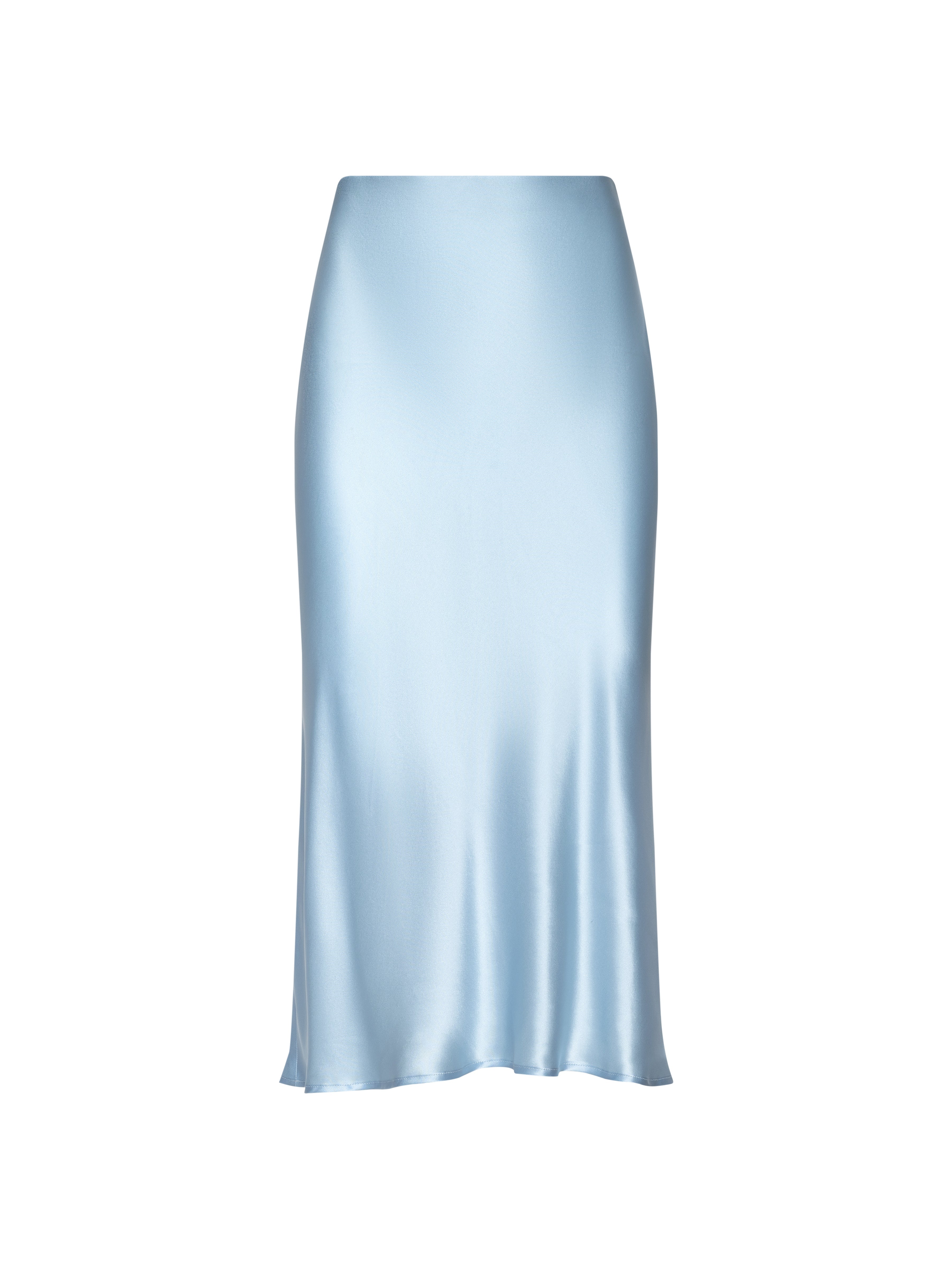 Perin Silk Midi Skirt - 1