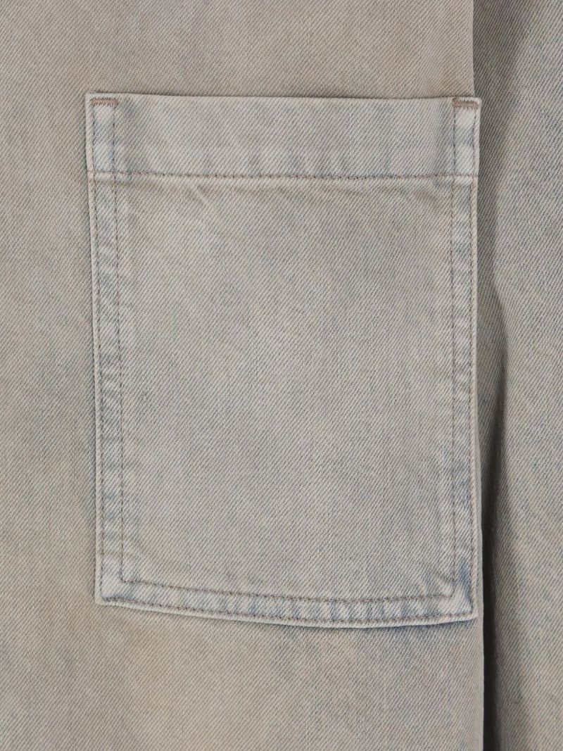 Rick Owens DRKSHDW patch-pockets denim jacket outlook