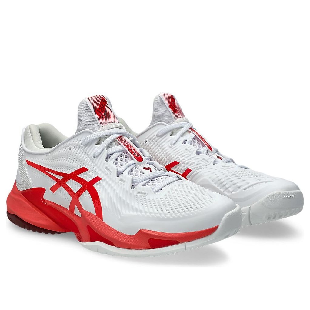 ASICS Court FF 3 Novak 'White Electric Red' 1041A522-966 - 3