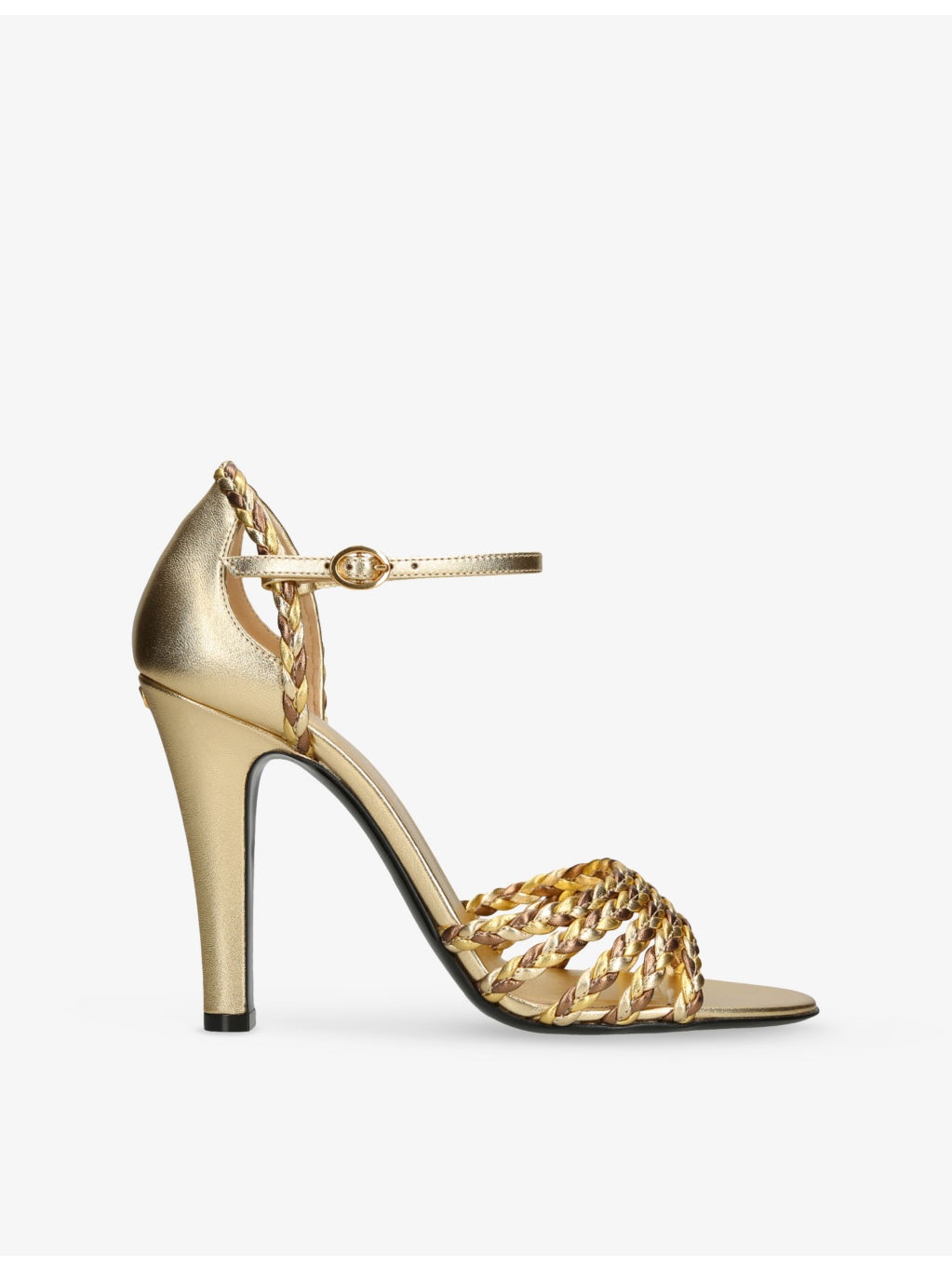 Hi Dolly 105 Metallic-Leather Heeled Sandals - 1