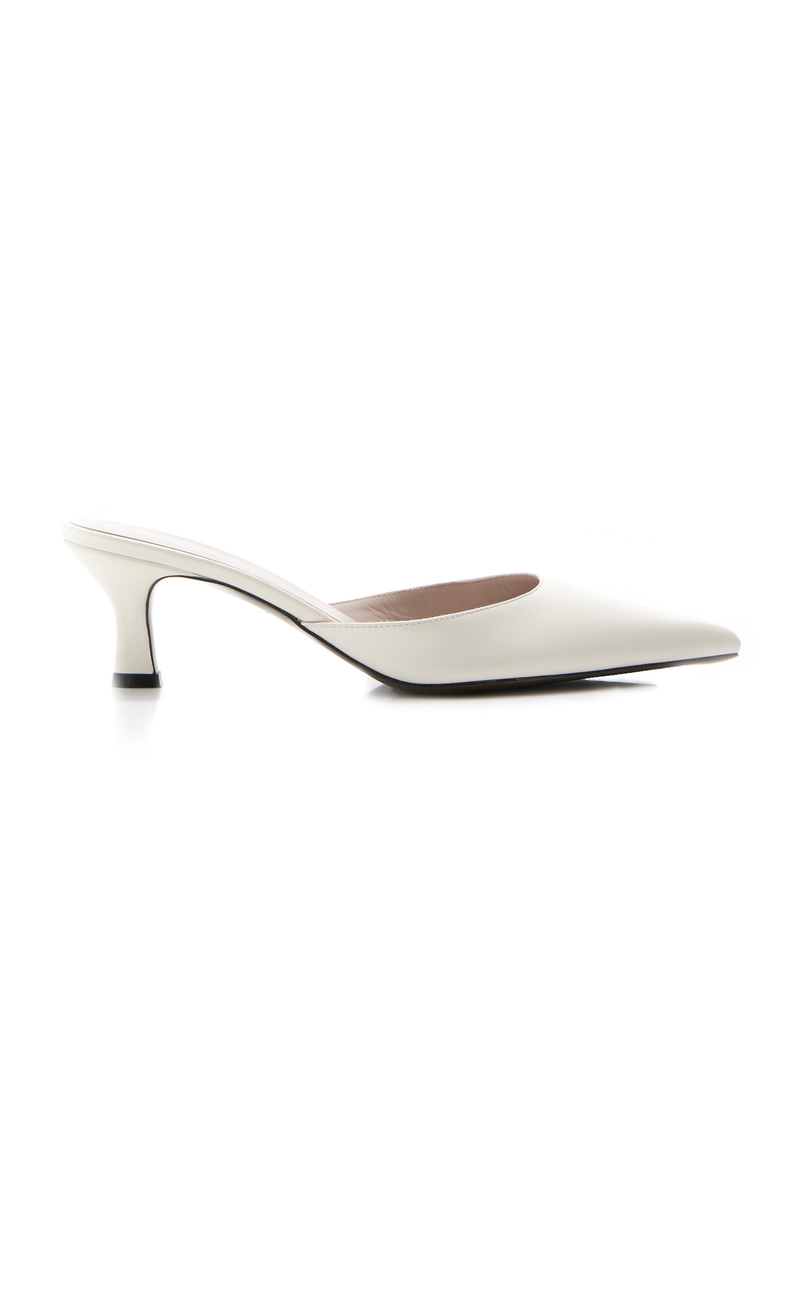 Cybil Leather Mules off-white - 1