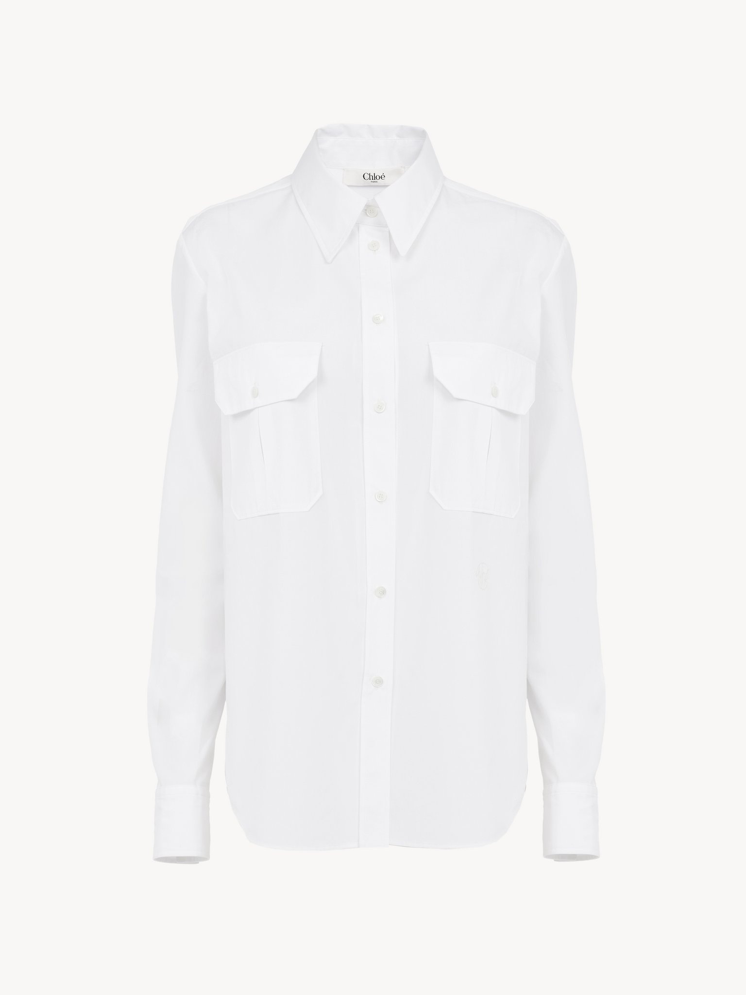 CLASSIC UTILITARIAN SHIRT IN COTTON POPLIN - 2