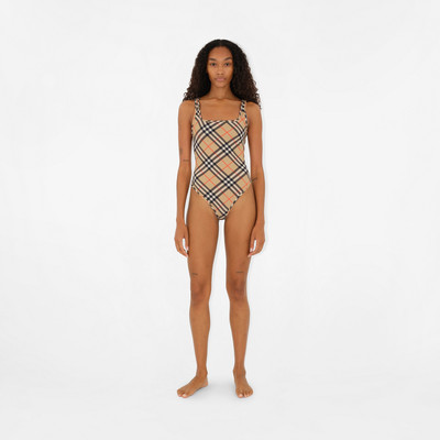 Burberry Check Swimsuit outlook