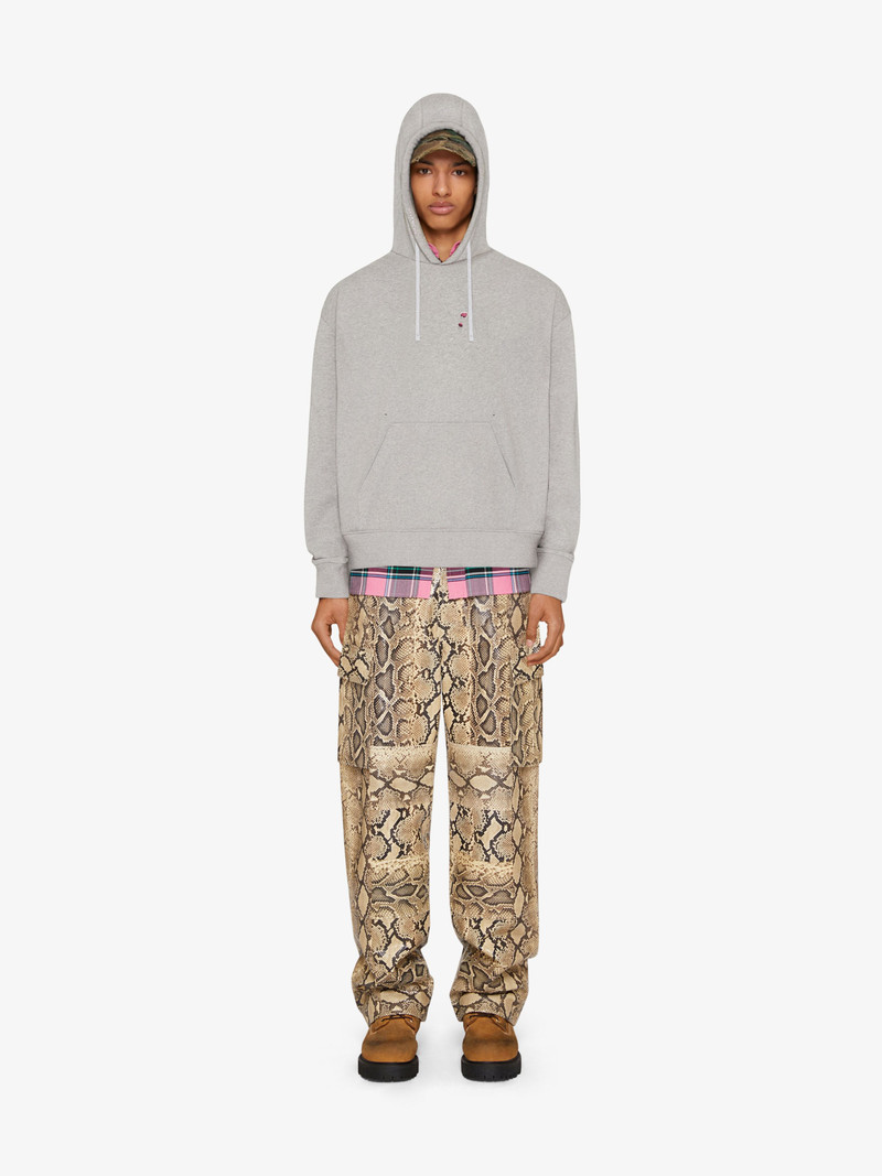 Givenchy CUT & SEWN HOODIE IN FLEECE outlook