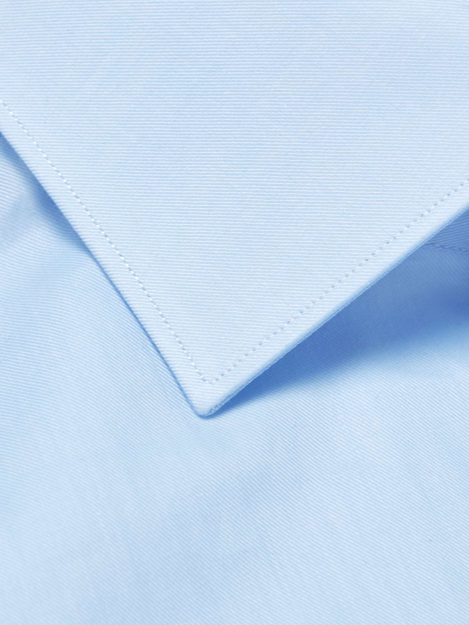 Cutaway-Collar Cotton-Poplin Shirt - 5