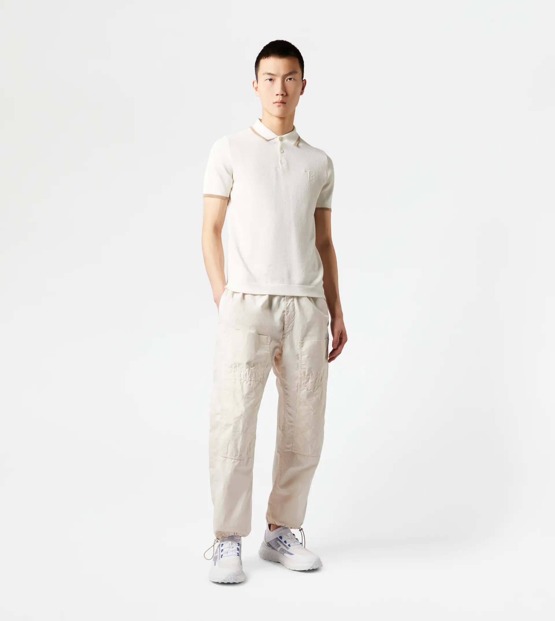 PIQUET POLO SHIRT - WHITE - 2
