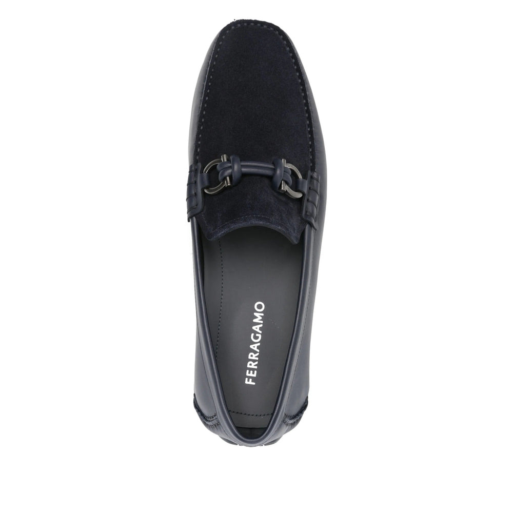Ferragamo Blue Loafers Men - 2