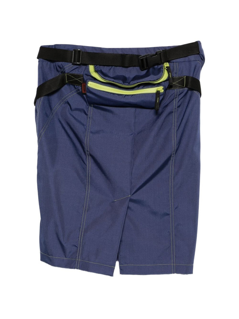 Martine Rose bumbag short skirt outlook