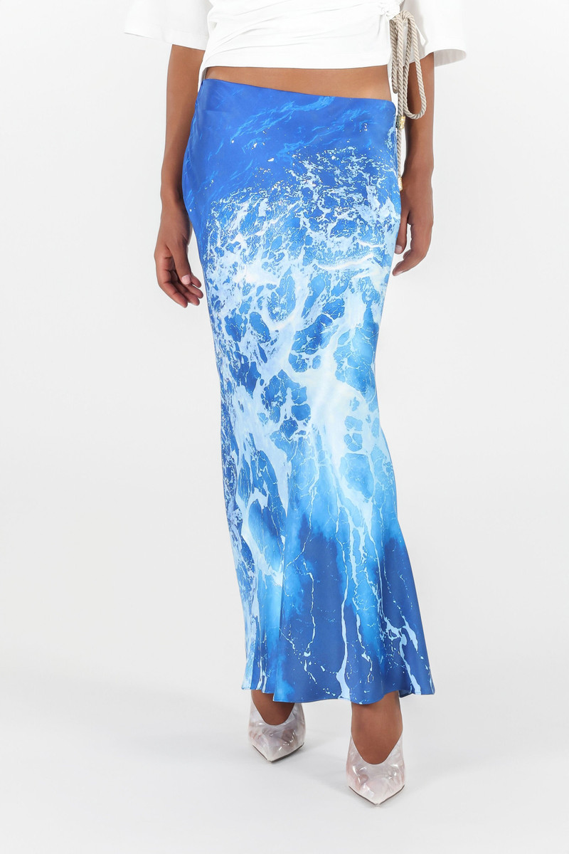 Stretto di Messina Print Skirt 3