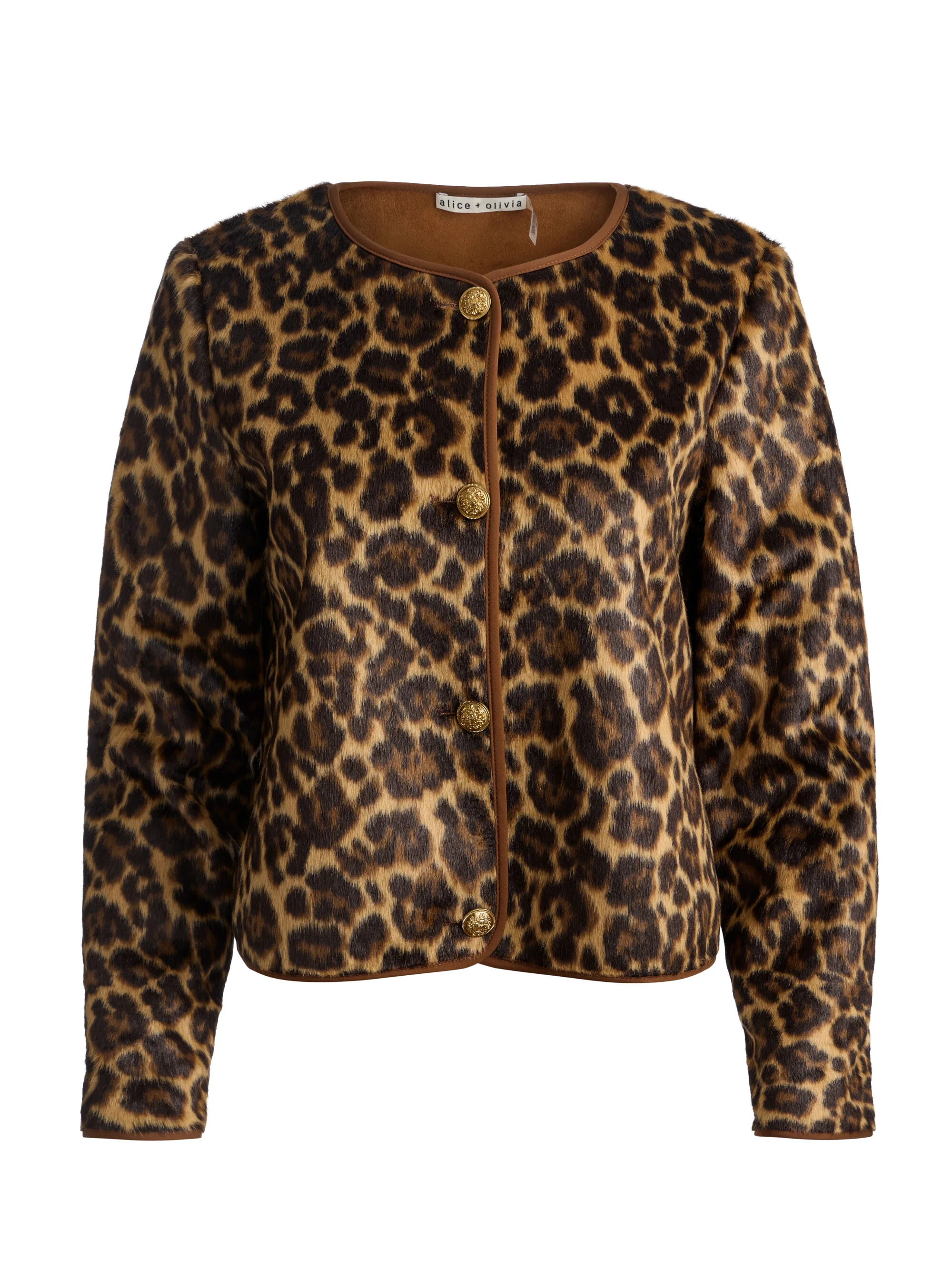 ALMA FAUX FUR COAT - 1